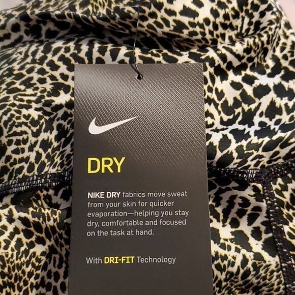 Nike One Leopard‎ Print 7/8 Tights XXL NEW!!! - Picture 9 of 10